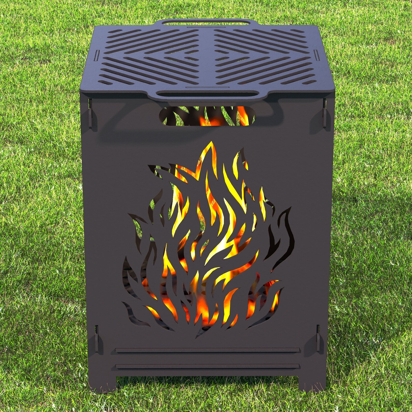 Fire Pit fire,bbq Barbecue Dxf,svg Files for Plasma,laser,grill