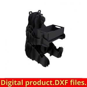 Bear bbq cnc animal templates, flower stand, Pit cnc laser and plasma cutting plan, DXF, SVG file.