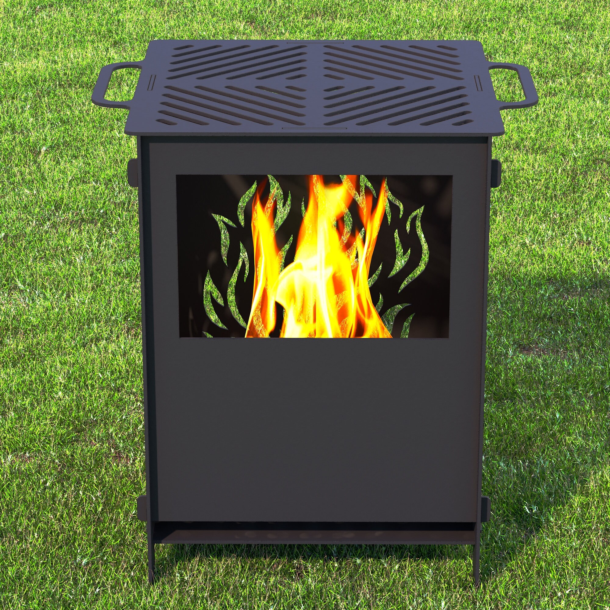 Fire Pit firebbq Barbecue Dxfsvg Files for Etsy