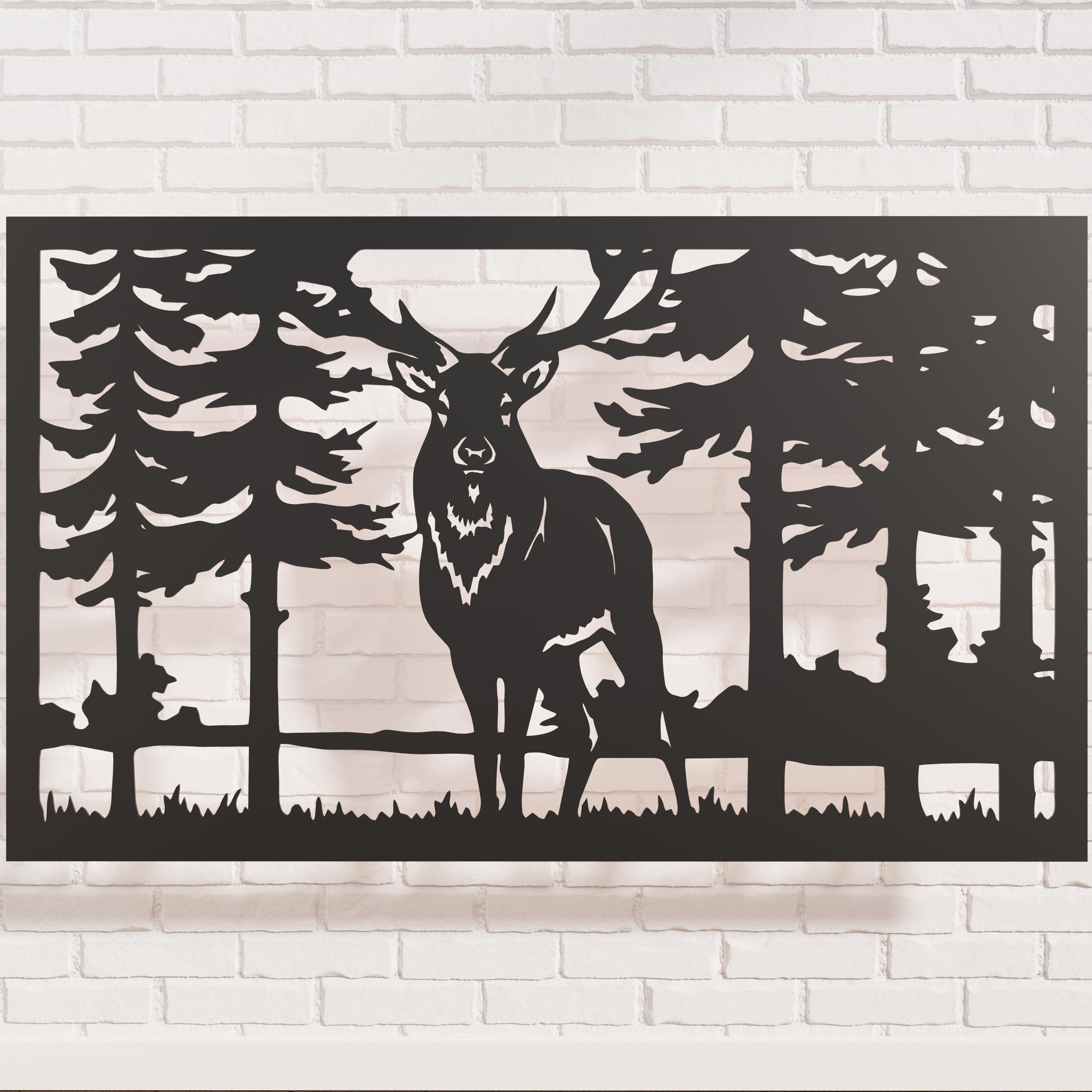 4 Wildlife Panels, DXF Stencil, Svg Cut File, Dxf Files for Plasma ...