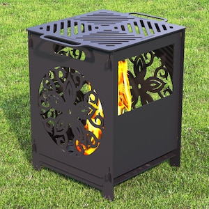 Fire pit BBQ Barbecue Dxf files for plasma,laser,Grill,Collapsible,Foldable,Mangal,Camping.V4
