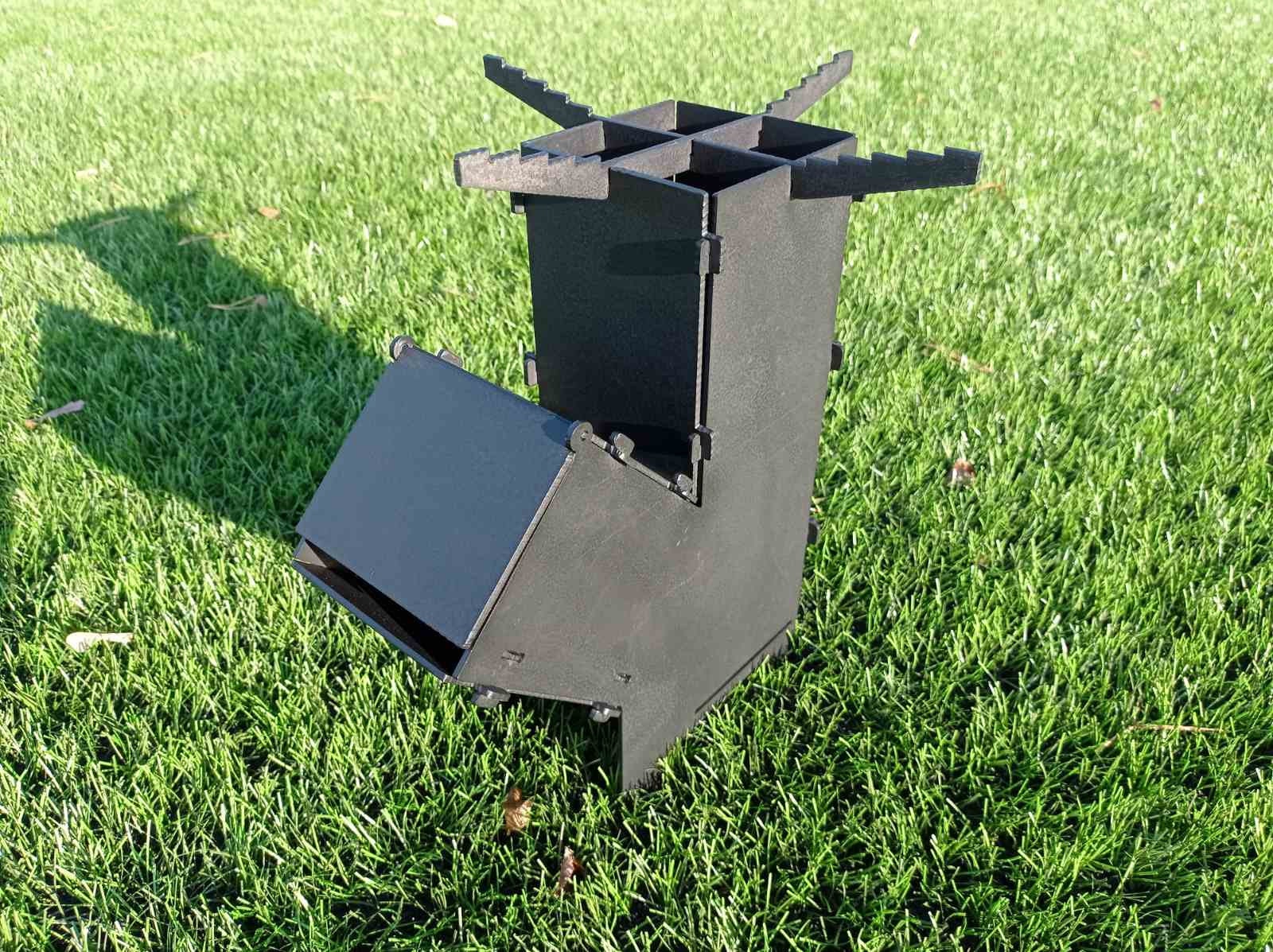 Bundle 3 Pcs.rocket Stove,fire Pit,mangal BBQ Barbecue Dxf,svg Files