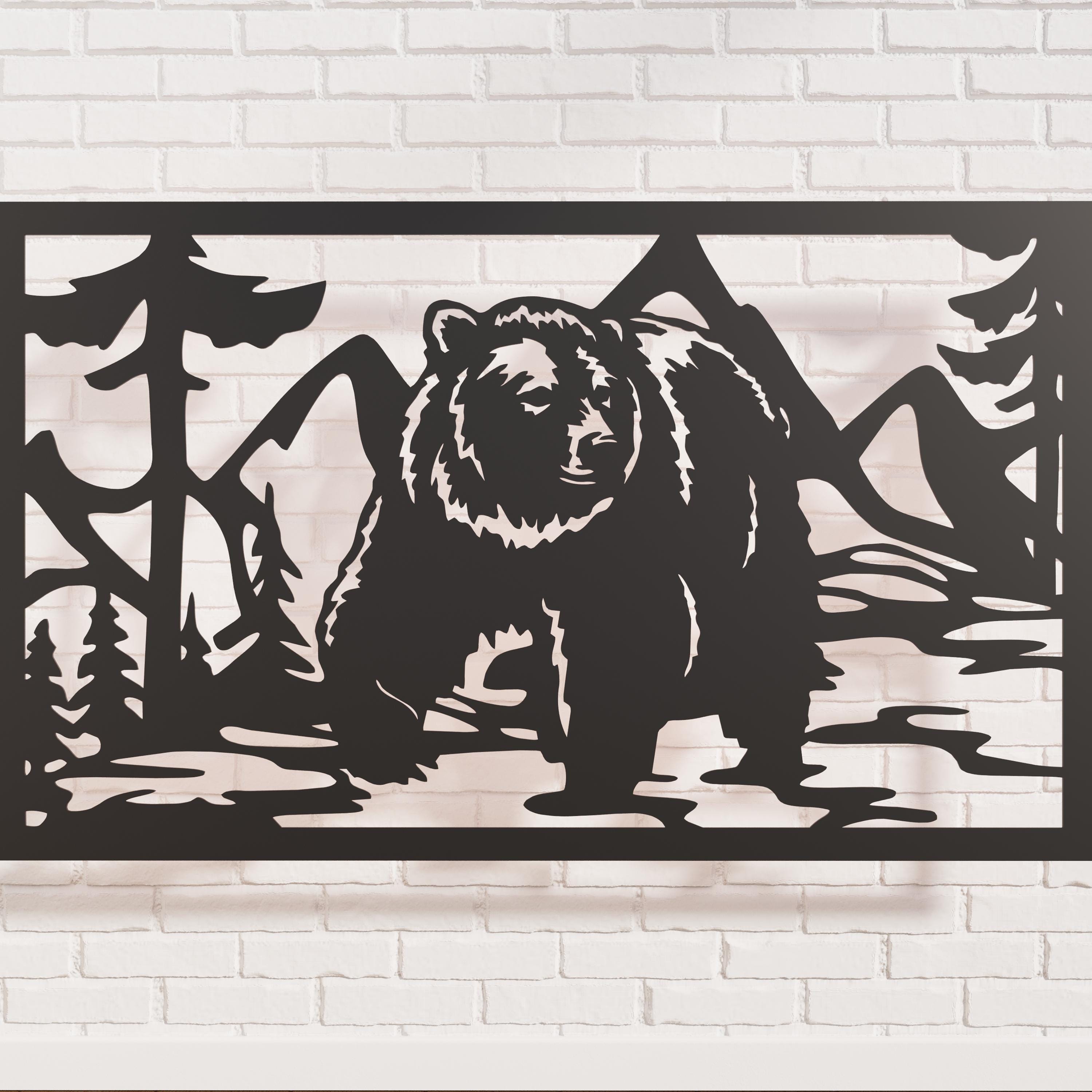 4 Wildlife Panels, DXF Stencil, Svg Cut File, Dxf Files for Plasma ...
