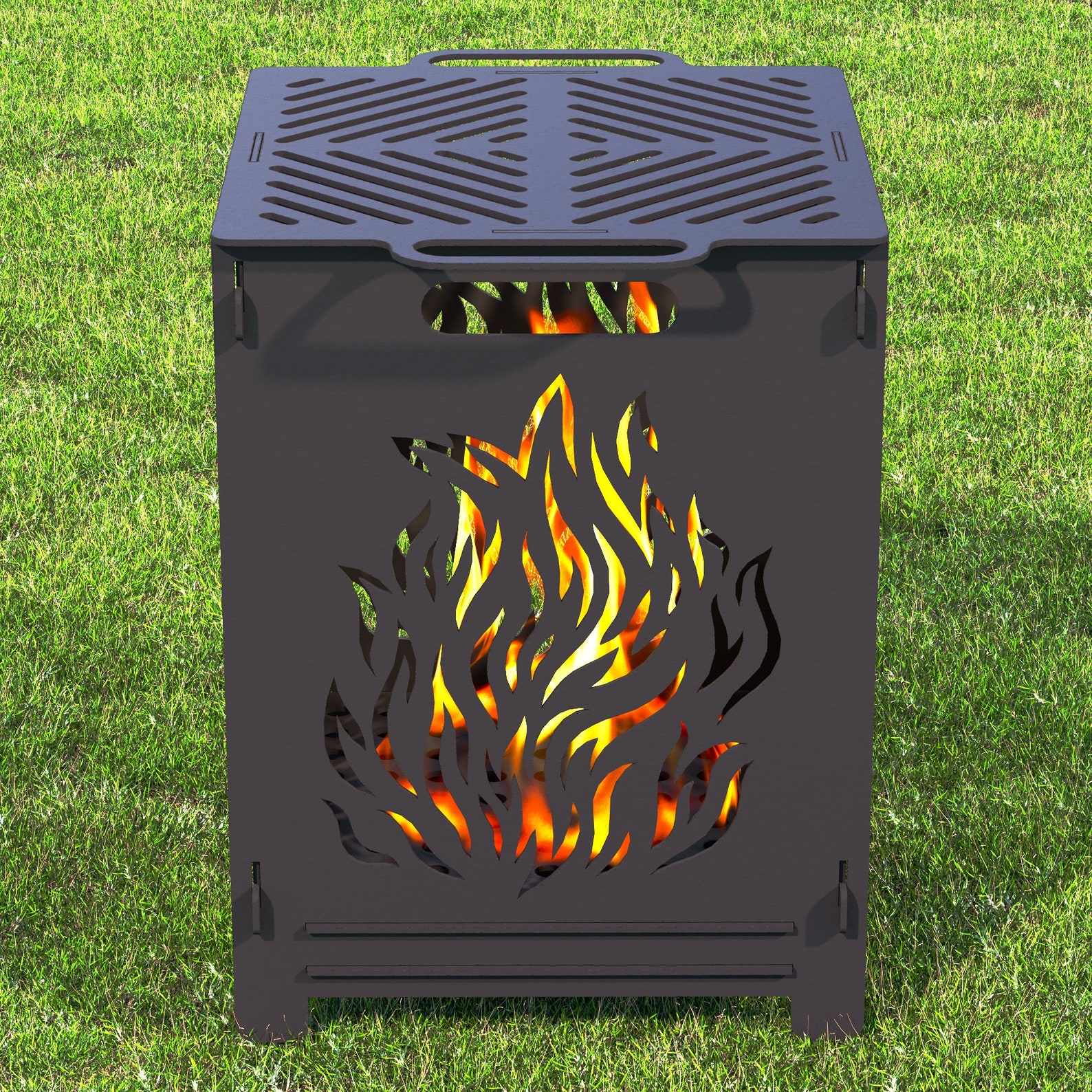 Fire Pit fire,bbq Barbecue Dxf,svg Files for Plasma,laser,grill ...