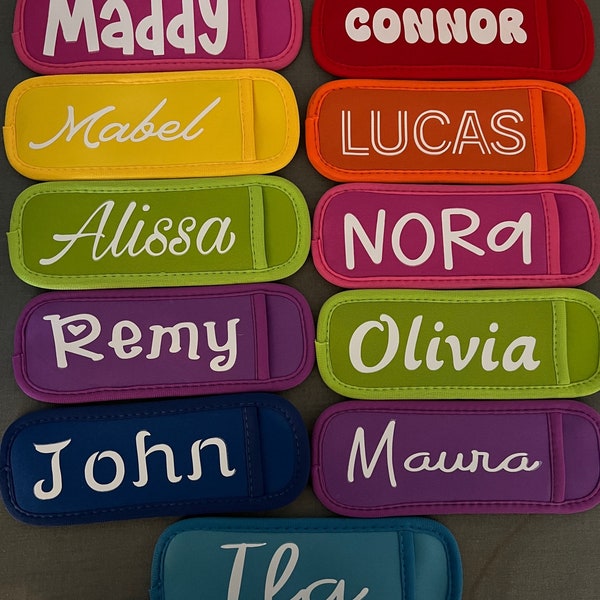 Personalized popsicle holders