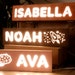 Personalized Baby Toddler Night Light - Custom Baby Gift - Name Light Night - Personalize Kids Gift - Baby Boy - Baby Lamp - Kids Name Sign 