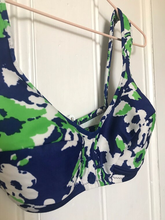 70’s Retro Sears Floral Bikini Top Gem