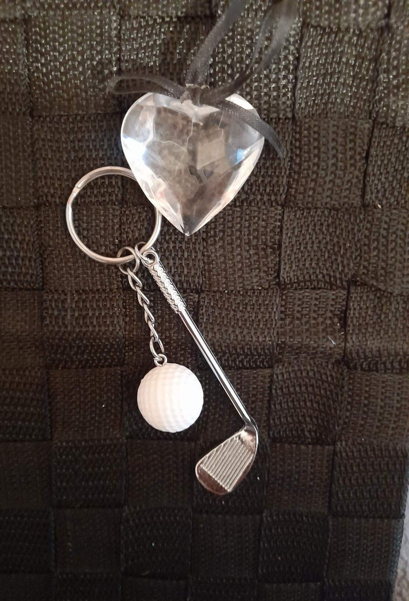Golf outlet ball keyring