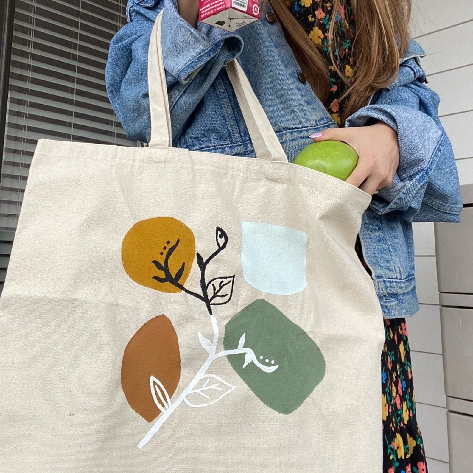 Handpainted Totes Etsy