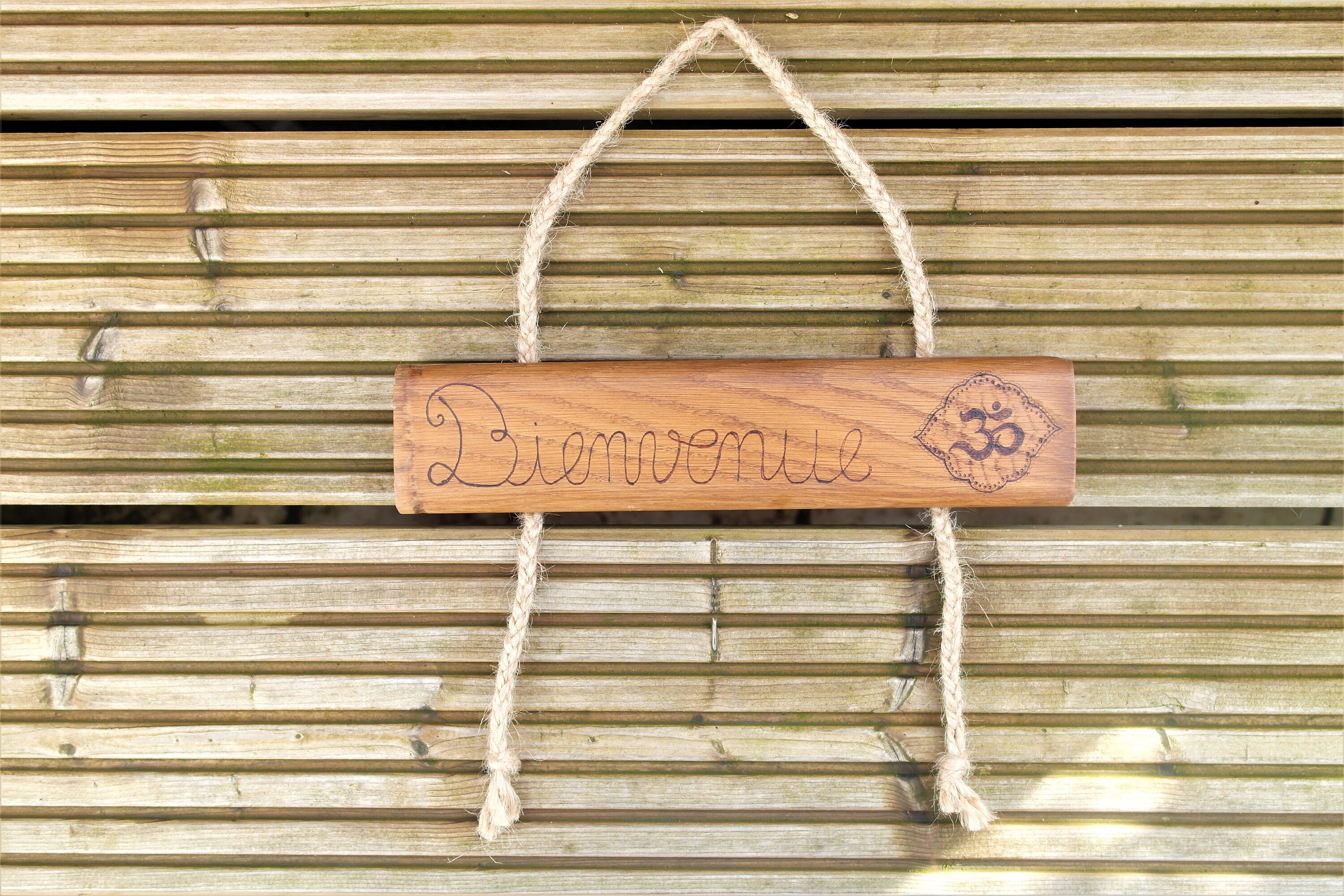 Décoration Murale Bienvenue Zen