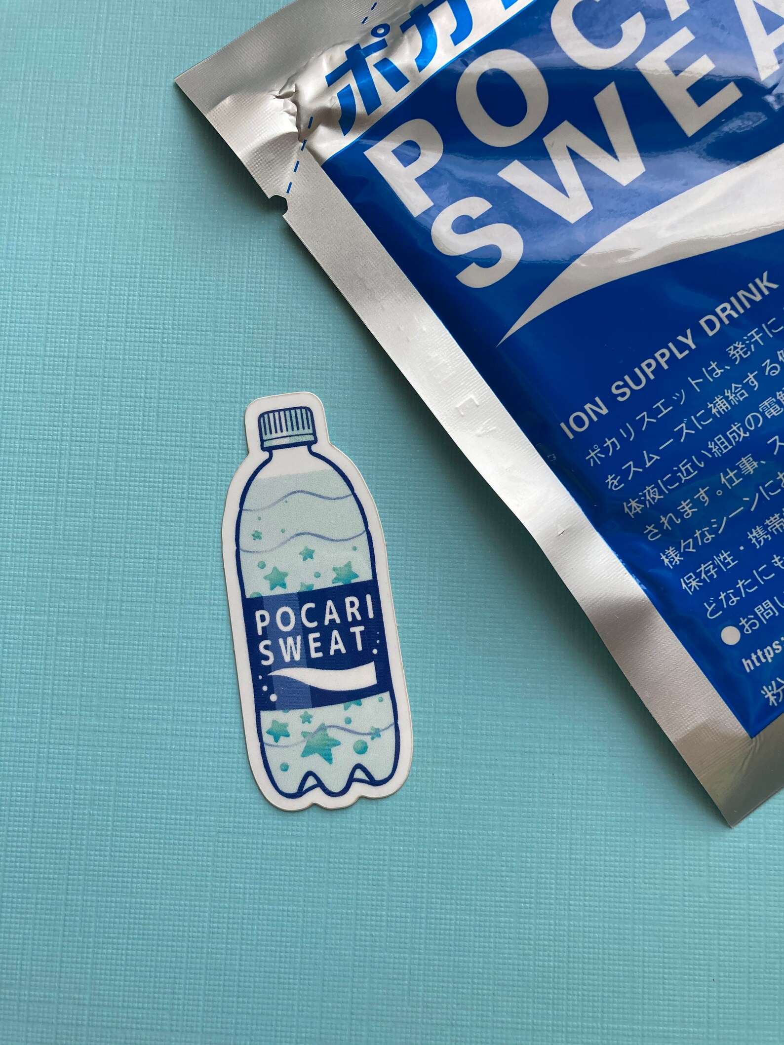 Pocari Sticker Pocari Sweat Japanese Drink Vinyl Sticker - Etsy