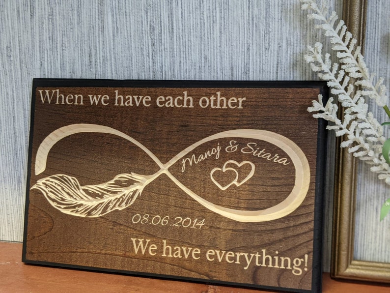 Housewarming Gift Infinity with leaf Key Hooks Key Holder For Wall Custom Key Holder Living Room D\u00e9cor Personalized Key Holder