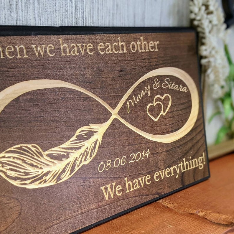Housewarming Gift Infinity with leaf Key Hooks Key Holder For Wall Custom Key Holder Living Room D\u00e9cor Personalized Key Holder