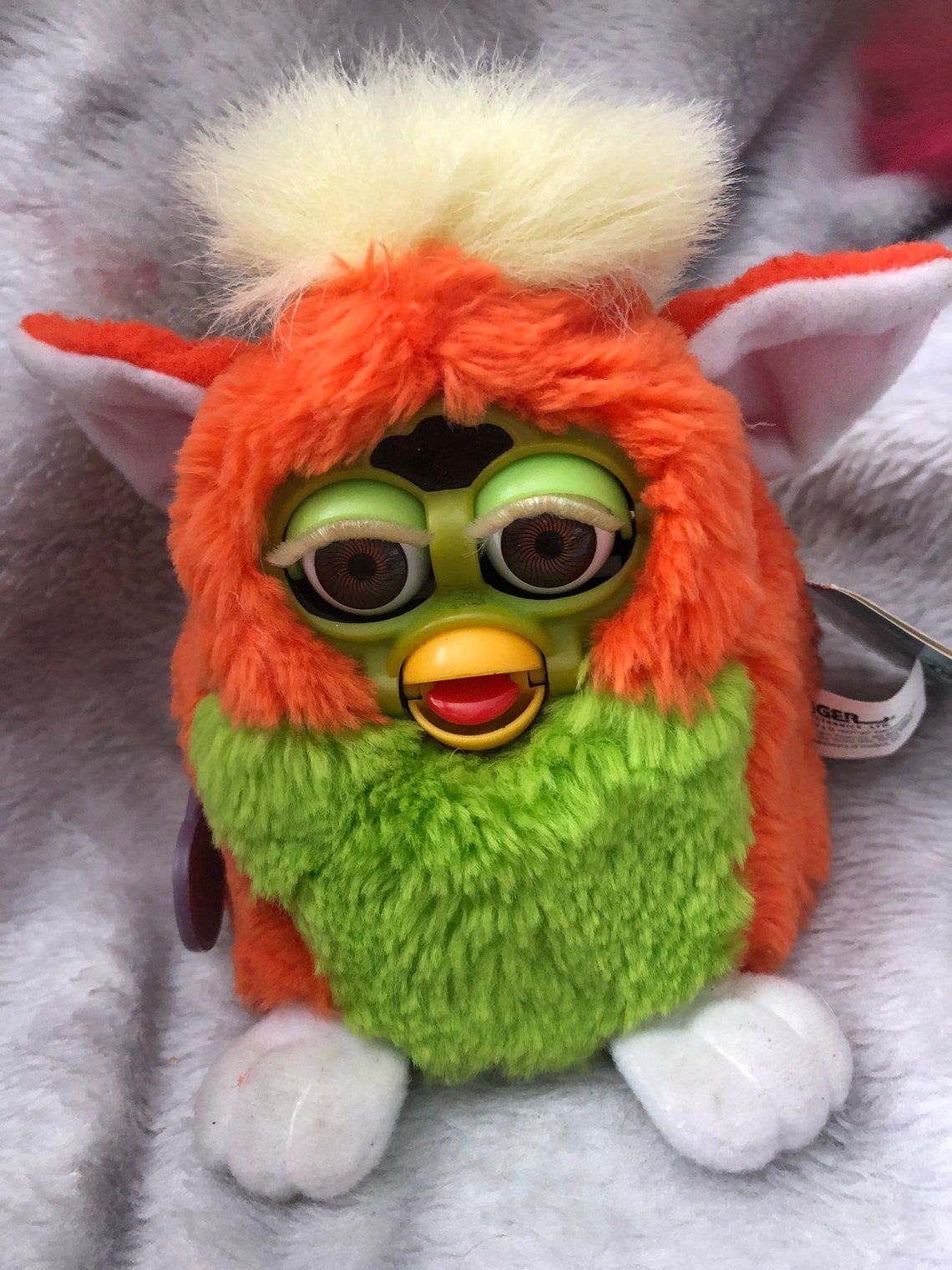 Original FURBY BABY Model 70940 1999 2nd Gen Bright Orange & Etsy