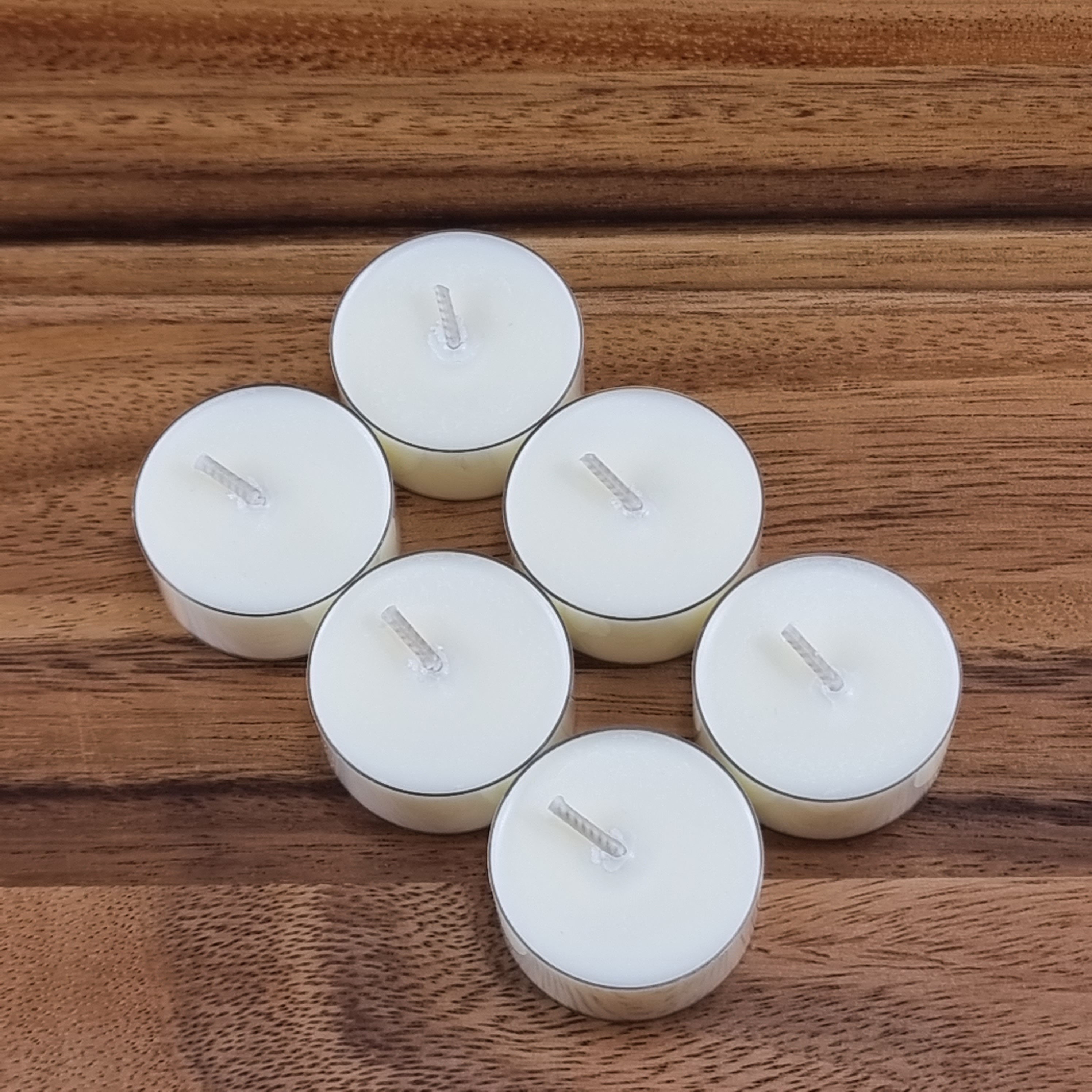 Unscented Soy Wax Tea Lights Etsy UK