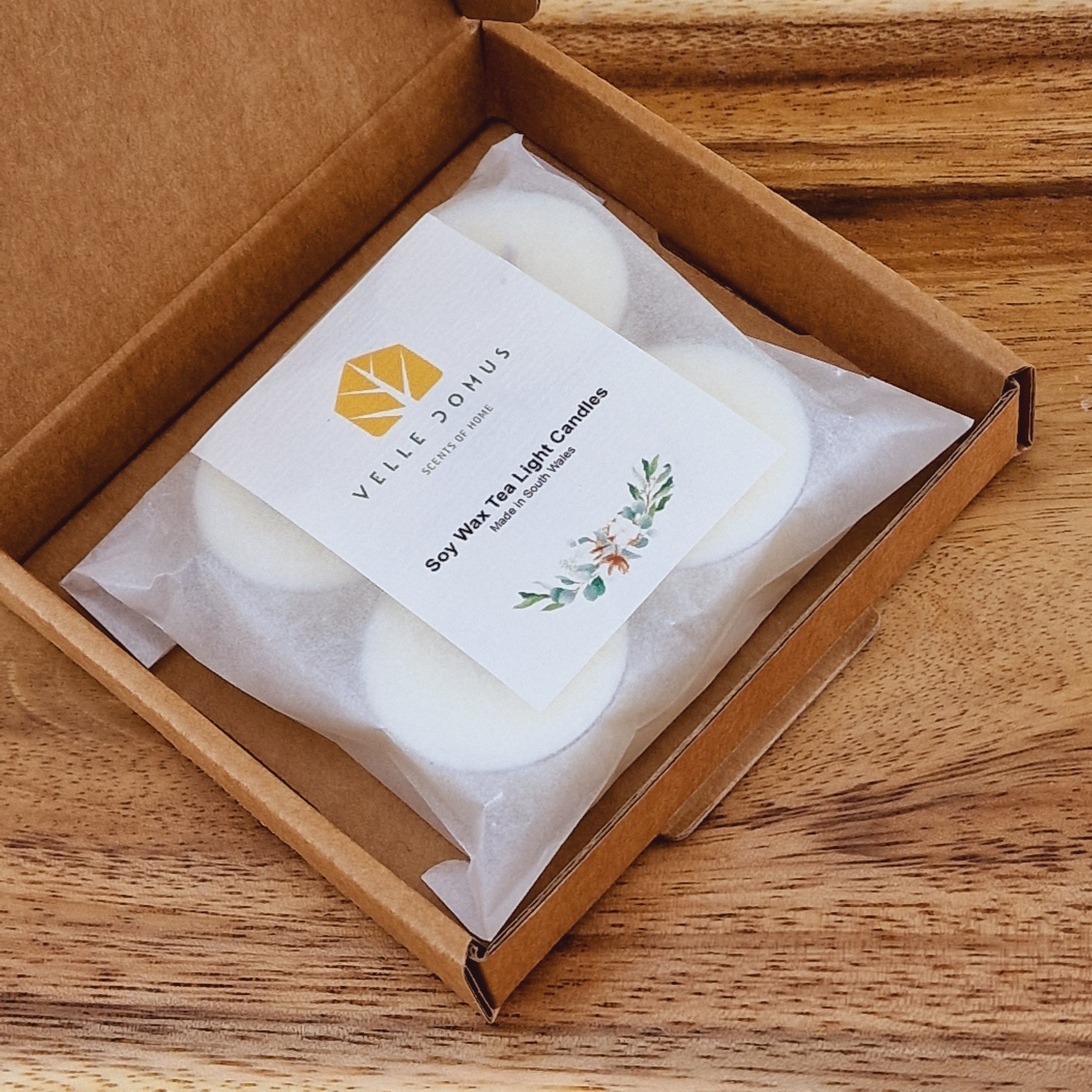 Unscented Soy Wax Tea Lights Etsy UK