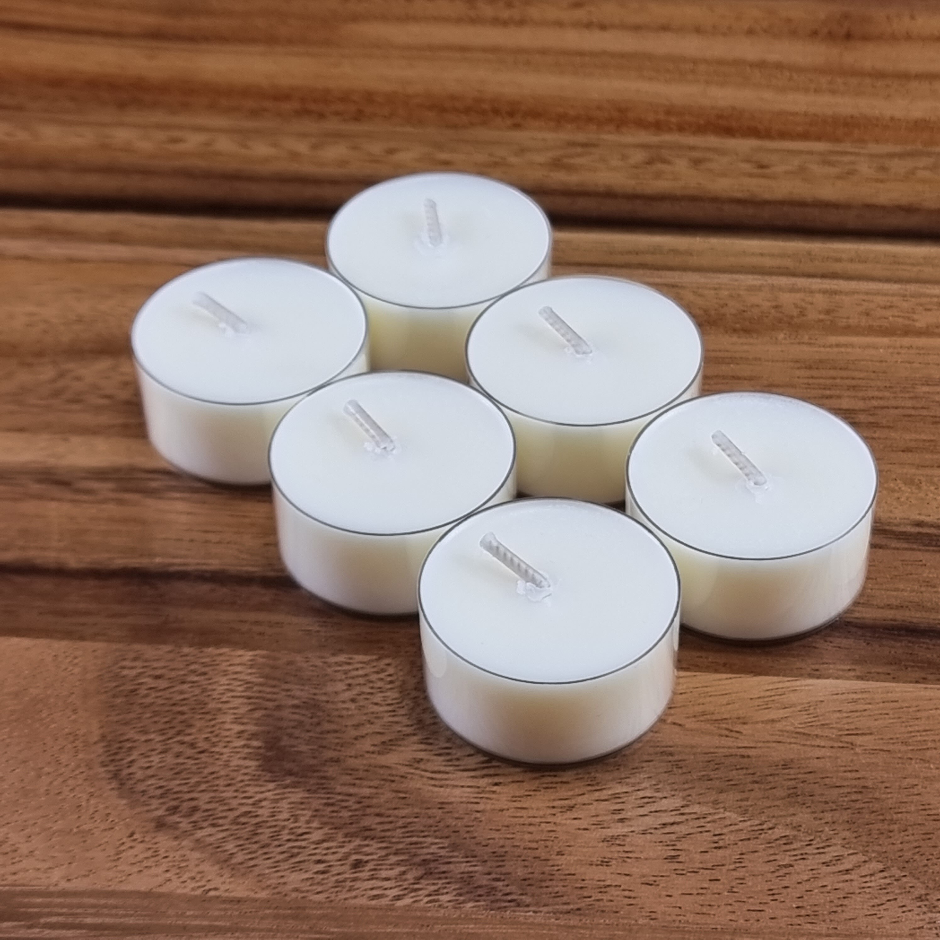 Unscented Soy Wax Tea Lights Etsy UK