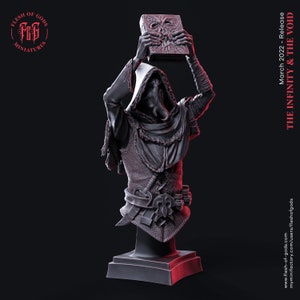Ancient One Cultist - Busto • L&#39;infinito e il vuoto • Carne degli dei • Miniatura da tavolo da tavolo stampata in 32 mm stampata in 32 mm
