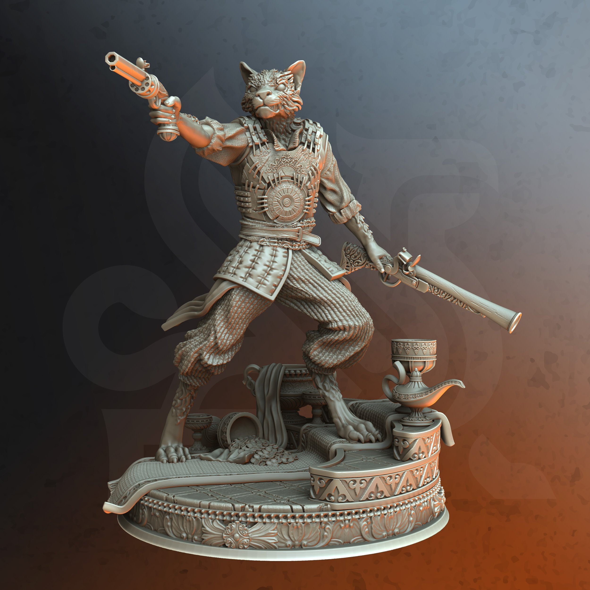 Sultan's Bodyguard Gunslinger Kara'ta Sands of - Etsy