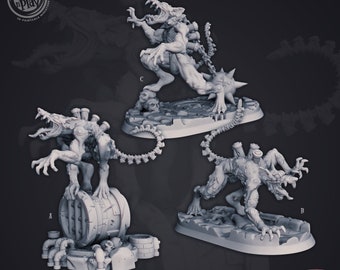 The Rippers #290 • Sewers of Thamarya • Cast 'n Play • 3D Printed 32mm TableTop Miniature