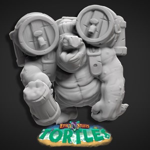 Tortle Barkeeper • Epics &#39;N&#39; Stuffs • 3D Printed 32mm TableTop Miniature
