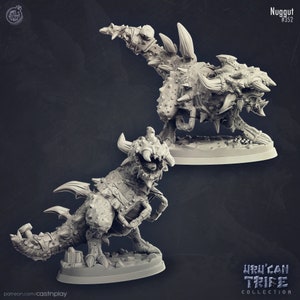 Kodo Rider and Kodo Chaotic Evil Orcs My 3D Print Forge 3D Printed 32mm