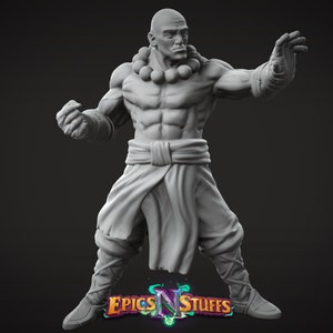 Human Monk • Epics &#39;N&#39; Stuffs • 3D Printed 32mm TableTop Miniature
