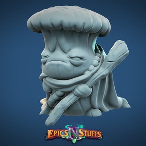 Shroomie Monk • Epics &#39;N&#39; Stuffs • 3D Printed 32mm TableTop Miniature