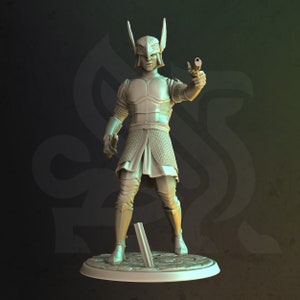 Rybeck, The Footsoldier • Knights of the Golden Griffins •  DM Stash • 3D Printed 32mm/75mm TableTop Miniature