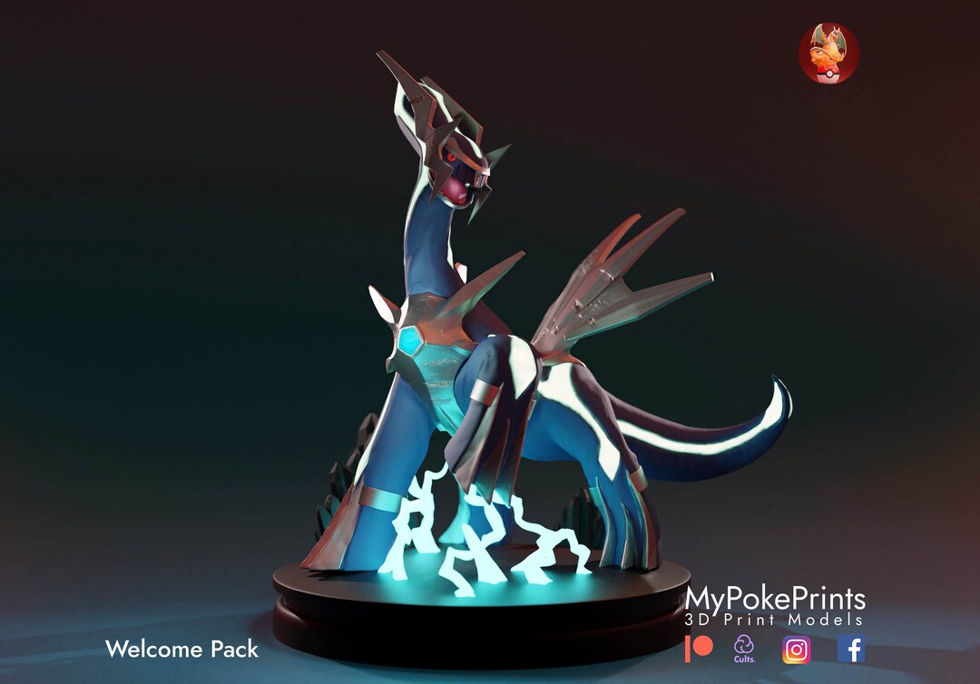 STL file POKEMON PALKIA 🐉・3D printer model to download・Cults