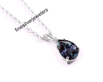 Alexandrit Kette Etsy