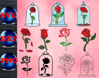 Beauty And The Beast Rose Svg Etsy Beauty And The Beast Rose Svg Etsy