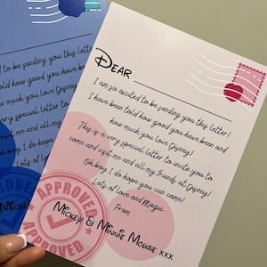 Disney reveal letter from Mickey