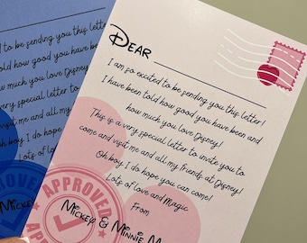 Disney reveal letter from Mickey