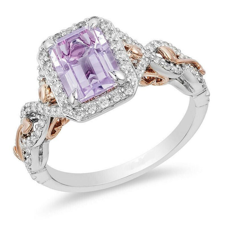 Buy Enchanted Disney Rapunzel Rose Day 2.35 Ct Amethyst Diamond