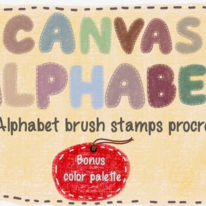 Procreate stamp brushs, Procreate stamps alphabet,26 alphabet brush stamps procreate, Procreate letter stamp,Alphabet stamps,Digital stamps
