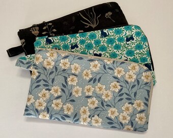 Zipper Pouch, Pencil Case, Passport Case, Makeup Pouch