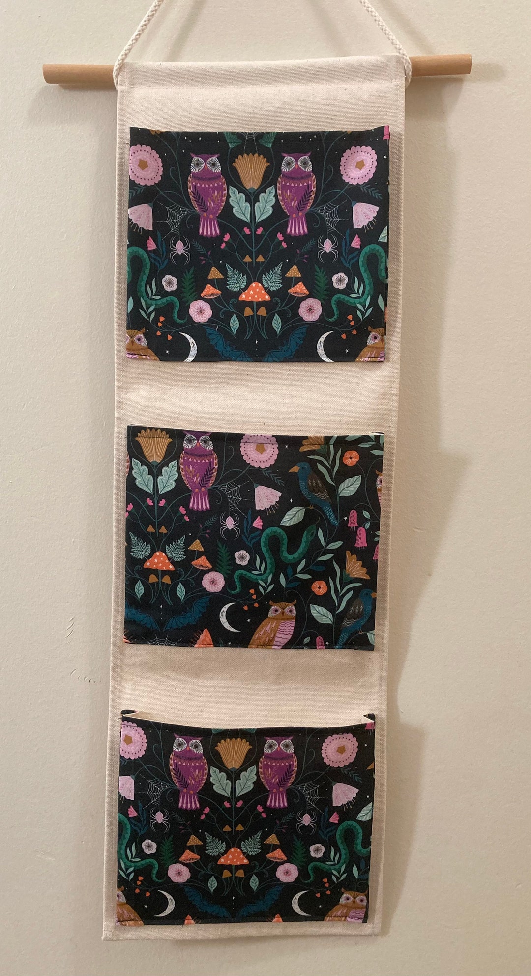 Wall Pocket Organizer Wall Organizer Hanging Organizer - Etsy
