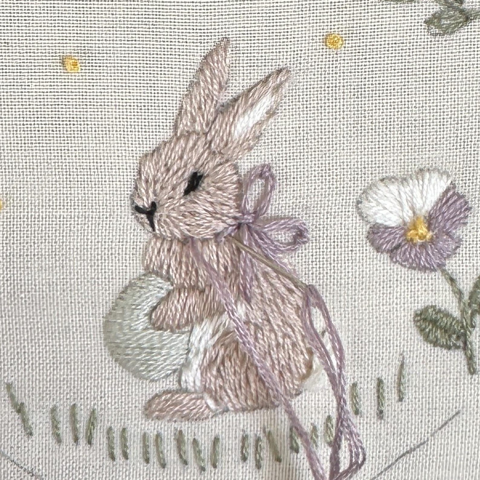 Embroidery Pattern Easter Bunny Hand Embroidery PDF Easter Egg ...