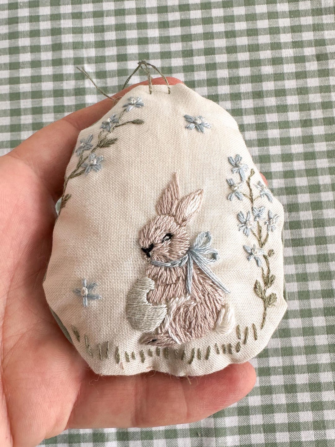 Embroidery Pattern Easter Bunny Hand Embroidery PDF Easter Egg ...