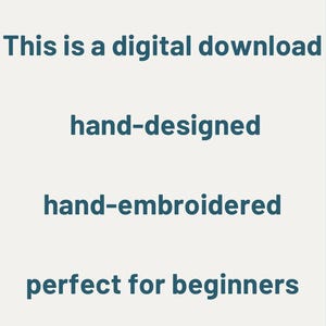 Peut inclure: T&eacute;l&eacute;chargement num&eacute;rique d'un motif dessin&eacute; et brod&eacute; &agrave; la main, parfait pour les d&eacute;butants.