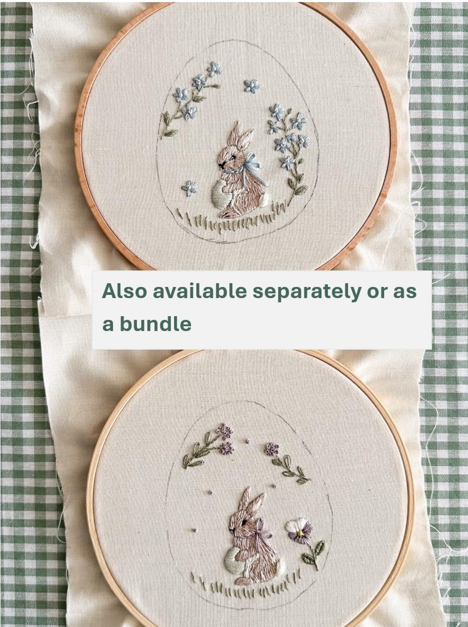 Embroidery Pattern Easter Bunny Hand Embroidery PDF Easter Egg ...