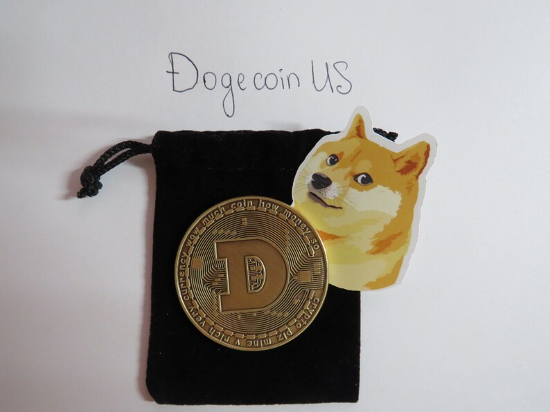 Dogecoin Gold Plated Token Cryptocurrency Commemorative | Etsy