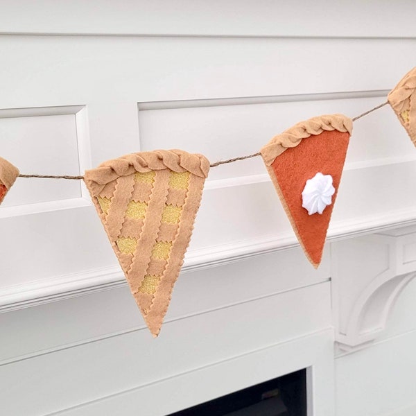 Felt Pie Garland