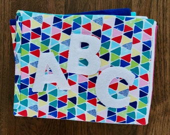 Custom ABC fabric book