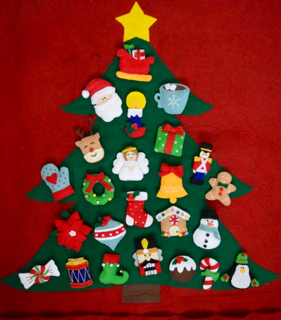 Felt Christmas Advent Calendar - Etsy