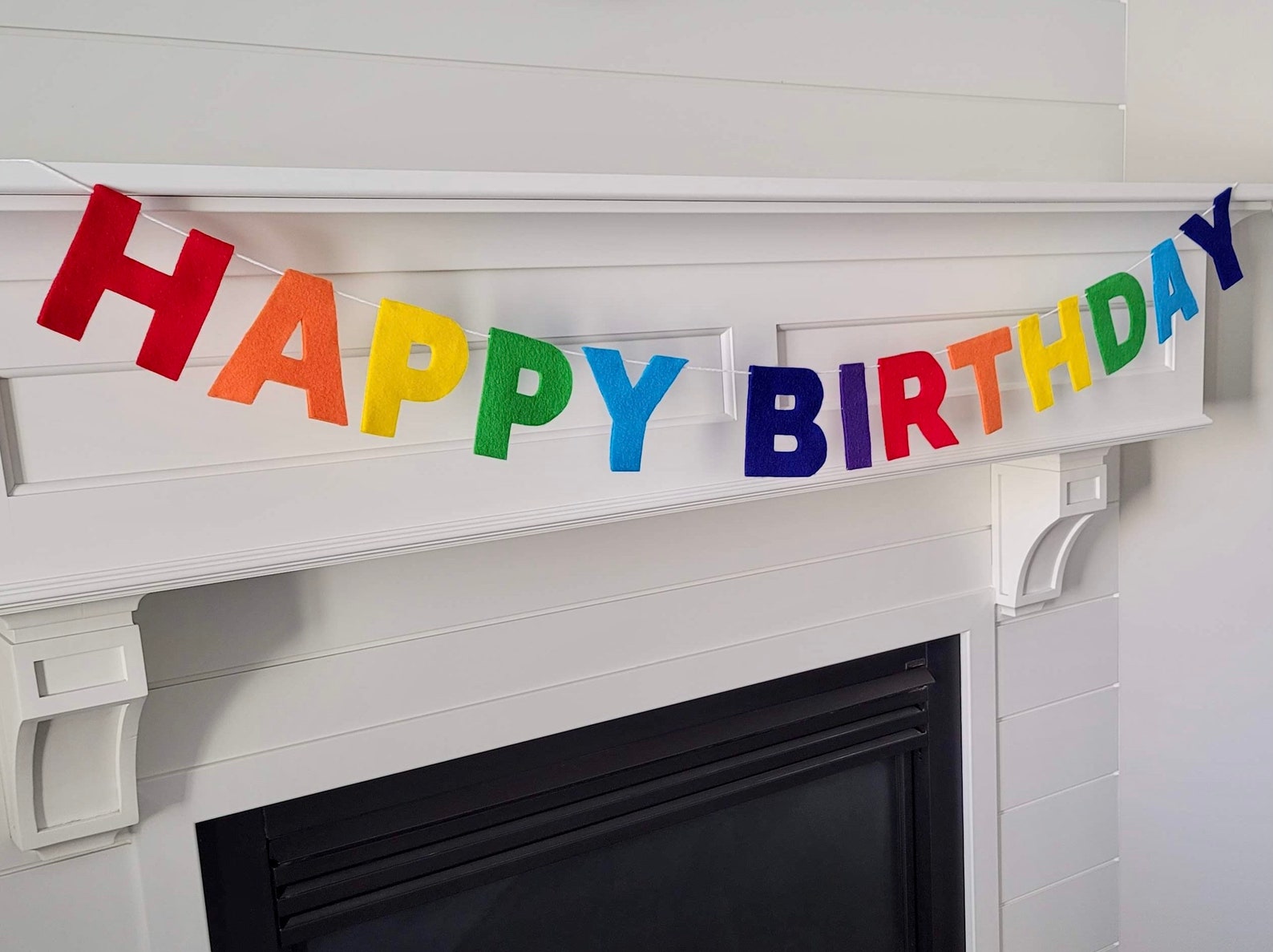 Felt Happy Birthday Banner Etsy
