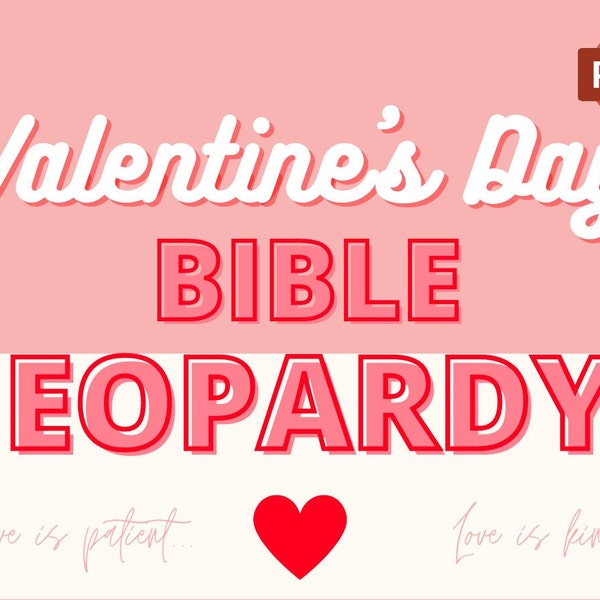 Valentine's Day Bible Jeopardy