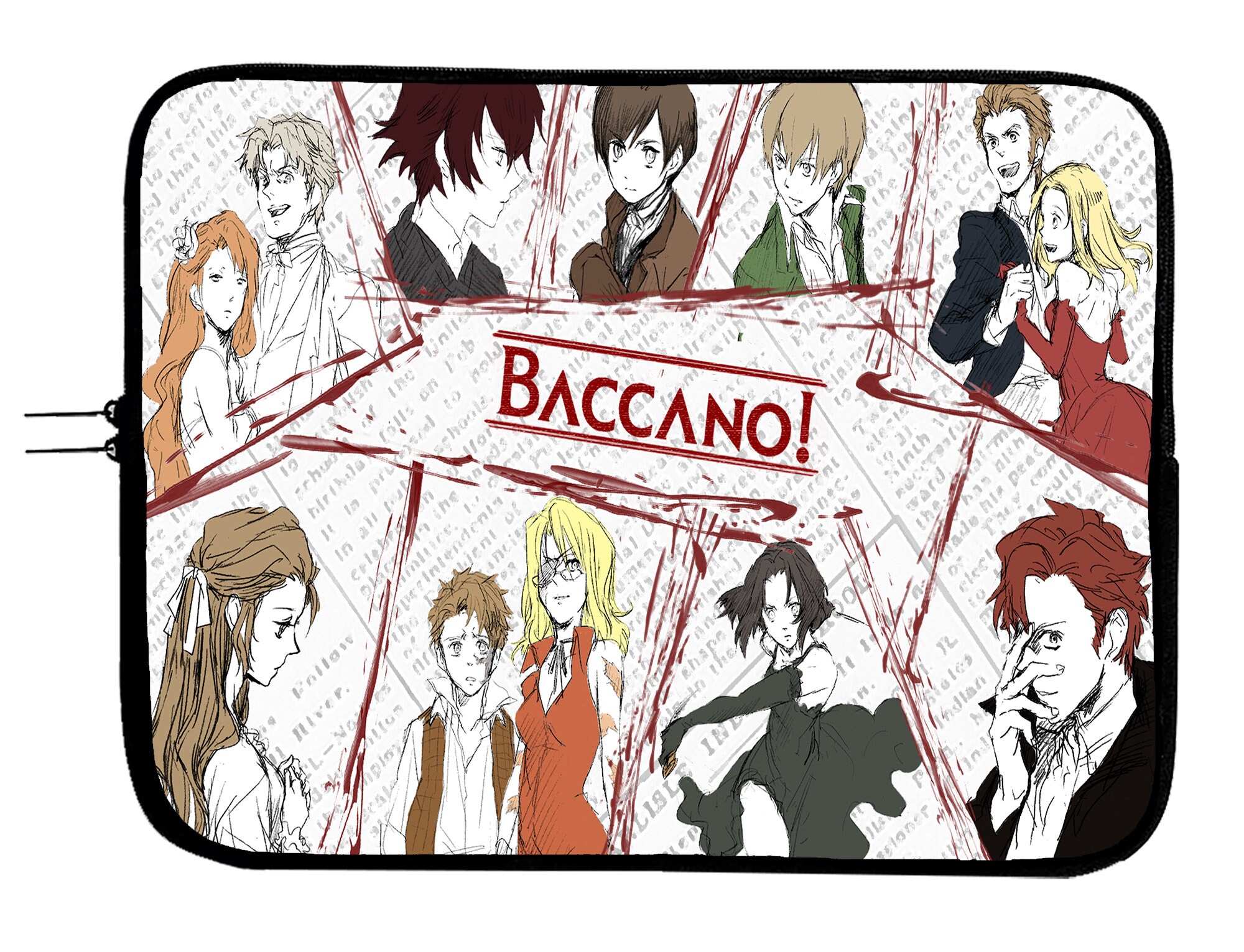 Baccano Anime Laptop Sleeve Anime Laptop Case Sizes For Etsy Baccano Anime Laptop Sleeve Anime Laptop Case Sizes For Etsy