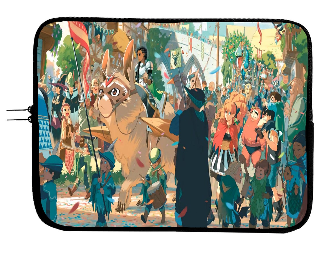 Radiant Anime Laptop Sleeve Anime Laptop Case Macbook Etsy
